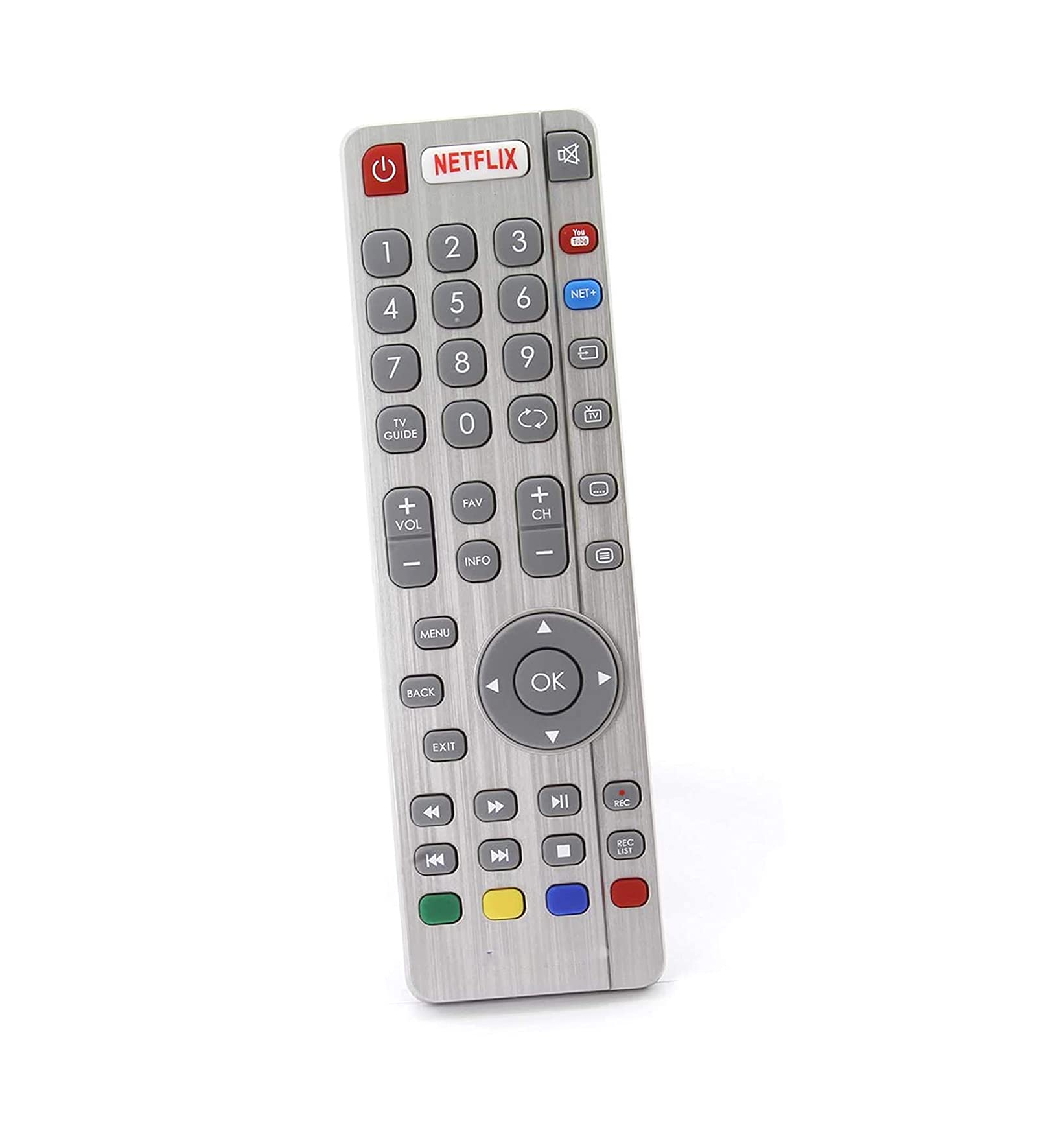 AULCMEET SHWRMC0116 Replaced Remote Control fit for Sharp LC-32CFG6451K LC-32CHG6021E LC-32CHG6022K LC-32CHG6351K LC-32CHG6451K LC-43CFG6452E LC-32DHG6021K LC-40CFG6352K LC-43CFG6241K LC-43CFG6352E
