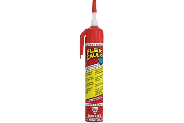 Flex Caulk, Waterproof & Weatherproof Hybrid Polymer Sealant, Strong, Paintable, Indoor, Outdoor, Bath, Shower, Sink, Window,
