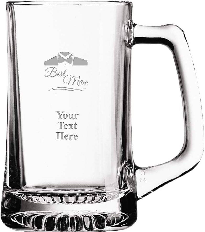 best man beer glass