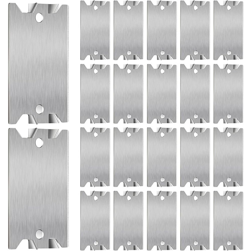 Giilayky Nail Plate for Wood Studs Cable Protector Plate Steel Plate for Wood Stud Anti Nail Protection Plate