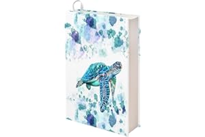 Upetstory Sea Turtle Book Cover for Hardcover Stretchable Book Sleeve Textbook Protection Covers Carrying Bible Case for Adults Kids Home School Classroom Office