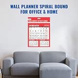 1ABOVE 2026 Wall Calendar 3 Months At A Glance Spiral Bound Planner view 6