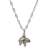 EnCharmed Sterling Silver Teeny Tiny Elephant Charm Necklace, 18"