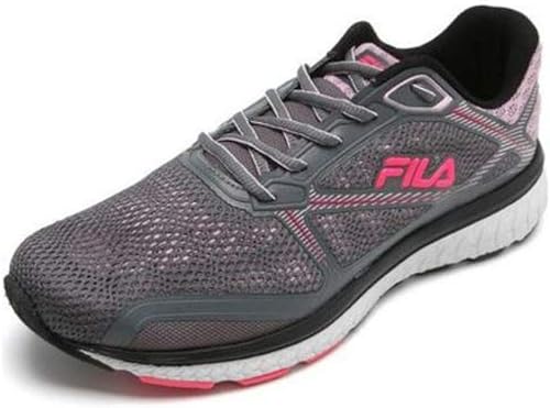 tenis fila cinza e rosa