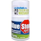 Blue Stop Max Applicator: Fast-Acting Massage Applicator for Sports Cream | Elbow Relief, Performance Roll On for Muscle &amp; Joint Soreness - Convenient Relief for Active Individuals, 1 Pack of 1.7 Oz