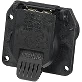 Pollak 11-893P RV 7-Way Socket (Oem Style) , Black