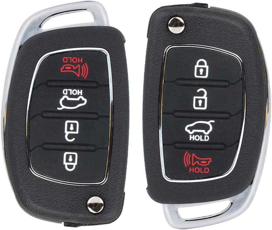 QINCHYE 2 Keyless Entry Remote Control Car Key Fob Fits for