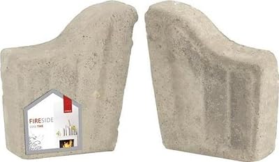De Vielle Universal Fireplace Side Bricks Set of 2 DOU932000