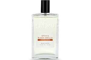 Cremo Cologne For Men - Spice & Black Vanilla Mens Cologne Spray, An Explosion of Vibrant Spices, Dark Woods and Black Vanilla, Multi-Layered Signature Men's Fragrances, 3.4 Fl Oz