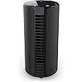 Vornado ATOM 1 Oscillating Tower Fan, Small Air Circulator with 4 Speeds, Touch Controls,Black, 10"