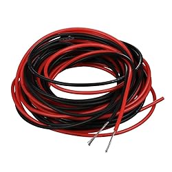 BNTECHGO 24 Gauge Silicone Wire red and Black Each