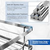 AceMining Shower Caddy 3 Pack Adhesive Stainless Steel No Drilling view 5