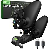 Orzly Xbox Series X|S Controller Charger Twin Docking Station USB Type-C Controller Stand for Xbox Series X|S, PlayStation 5, Stadia & Nintendo Switch