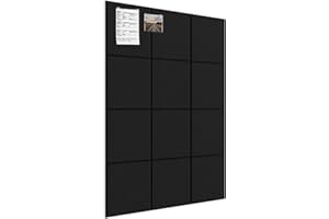 Lot de 12 grands tableaux d'affichage en liège pour murs, autocollants en feutre, affichage pour messages, avis de bricolage,