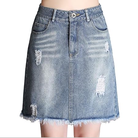 amazon ladies denim skirts