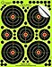 Splatterburst Targets - 4 inch Adhesive Stick & Splatter Reactive Shooting Targets - Gun - Rifle - Pistol - Airsoft - BB Gun - Pellet Gun - Air Rifle (25 Pack)