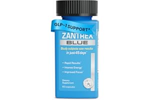 Zantrex Blue Energy & Thermogenesis Boost Energy | Weight Loss Supplement for Appetite Control, Increased Calorie Burn and Supports GLP-1 Levels | 60 Count