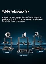 Creality Sprite Direct Drive Extruder Pro+ Kit All Metal 2.85mm Flex Filament view 6