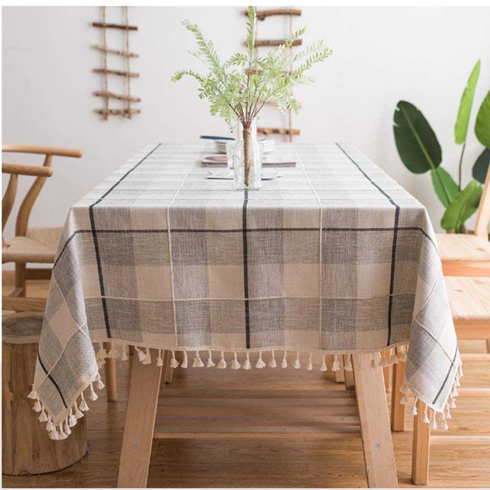 Best plaid square table cloth
