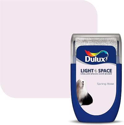Dulux Light and Space Tester Paint Spring Rose 30 ml Lumitec Water Based