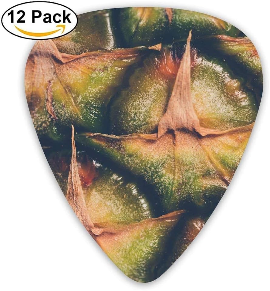 Pineapple Skin Close-up Guitar Picks - 12 pack,0.46/0.73/0.96 Mm Guitar