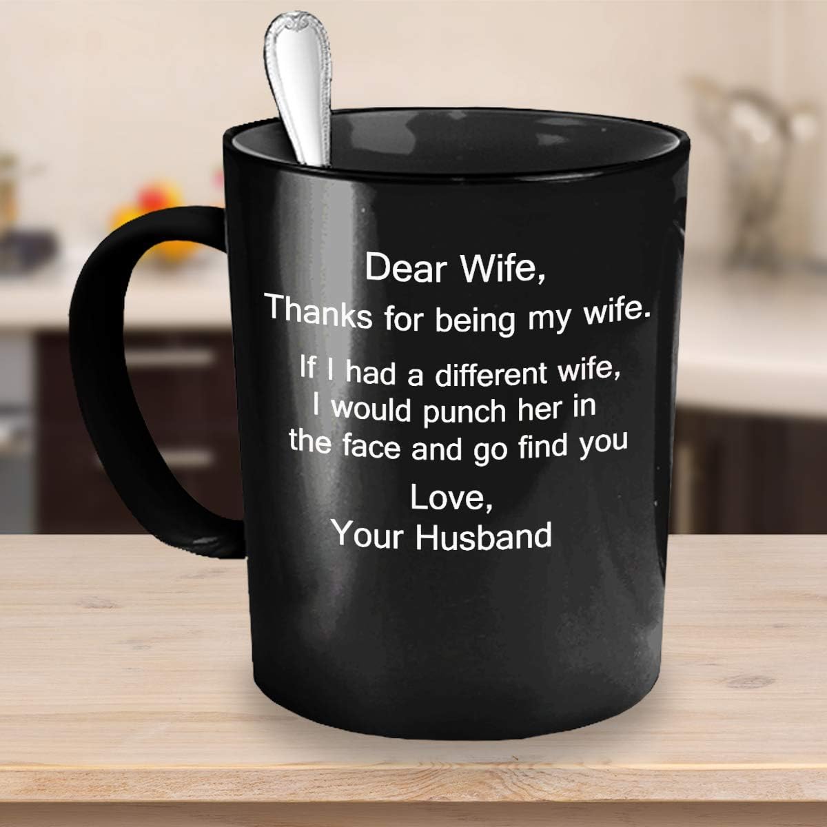 deadpool dear wife mug