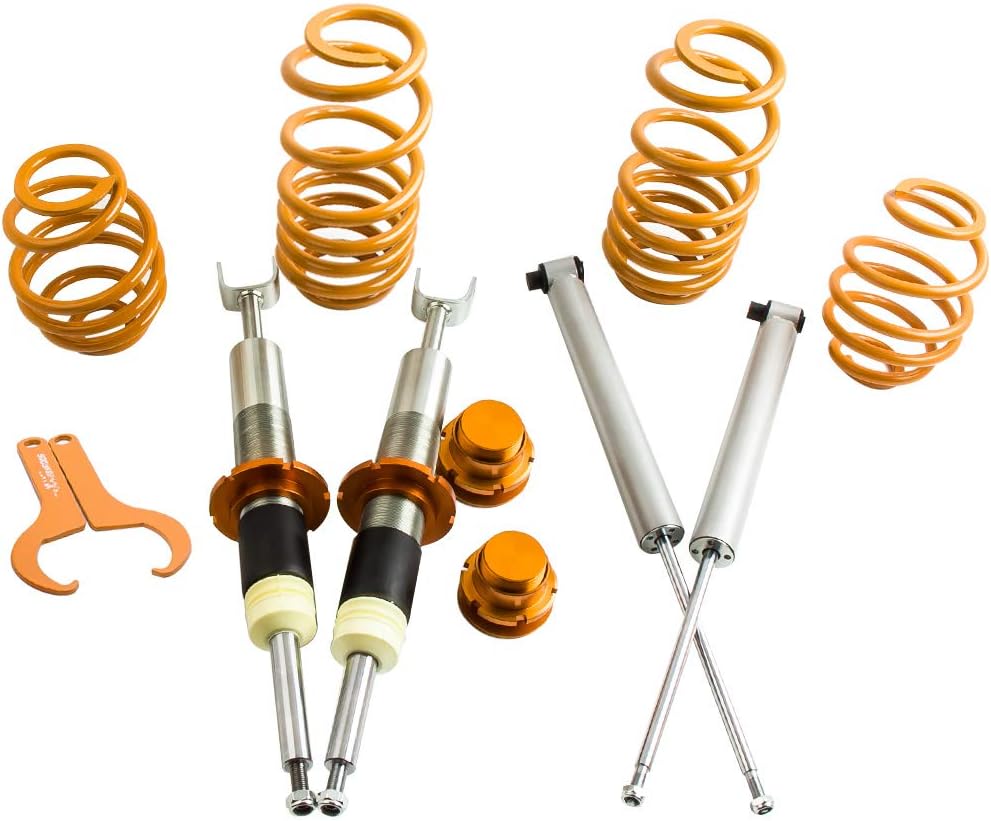 maXpeedingrodsLowering Suspension Coilover for Passat for B5 for B5.5 1998 1999 2000 2001 2002 2003 2004 2005 2006 FWD Only