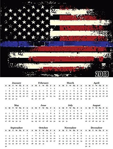 2018 Calendar Poster Police Poster Calendar Law Enforcement