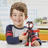 Hasbro SPIDEY AND HIS AMAZING FRIENDS Miles Morales Supersized Spider-Man Figure view 9