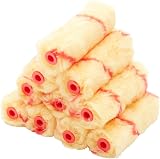 ProDec 10 Pack 4 inch Long Pile Woven Mini Paint Roller for Walls Ceilings view 1
