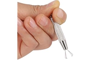 Piercing Ball Grabber with 4 Jaw Holder For Diamond Claw Tweezers for IC Chips Gems,Stainless Steel Bead and Small Screw Pick