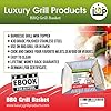 Nonstick-Stainless-Steel-Vegetable-Grill-Basket-Wok-Topper-with-Carry-Handles-Bonus-Ebook-for-No-Mess-Stir-Fry-Grilling-Fish-Seafood-Veggies-Fruit-by-Luxury-Grill-Products-12-x-12-x-224