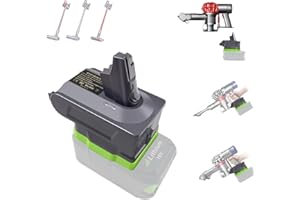 URUN 【New Version】 3-in-1 Battery Adapter for Dyson V6+V7+V8 Vacuum Cleaner, Vacuum Adapter for Ryobi 18V Convert to for Dyson V6 V7 V8 Animal Absolute Stick Handheld Vacuum Cleaners for Home