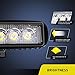 Nilight Led Light Bar 2PCS 18w Spot Driving Fog Light Off Road Lights Boat Lights driving lights Led Work Light SUV Jeep Lamp,2 years Warrantythumb 1