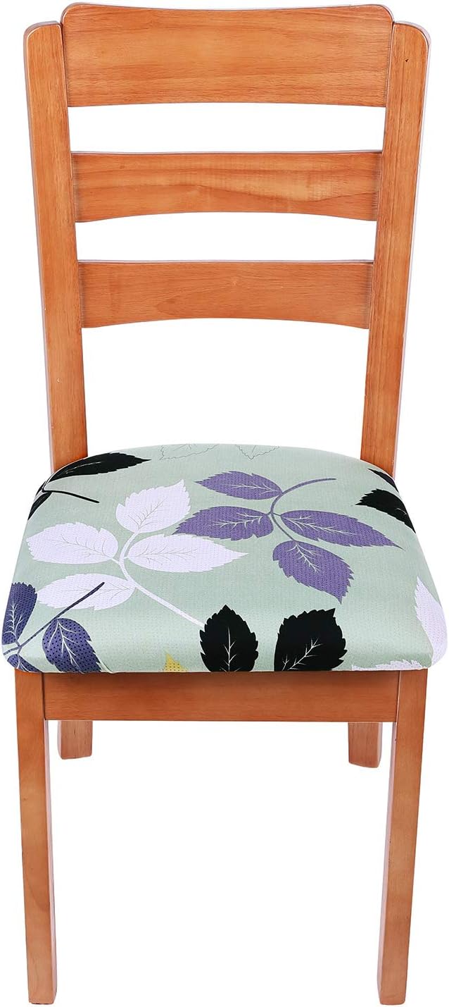 Homaxy Stretch Chair Seat Covers for Dining Room Set of 6 - Image 3