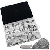 TOFR 141pcs 7.48mm Valve Shims Kit + Feeler Gauge for Honda GL1800 CRF250R/X CBR600RR for Yamaha YZ250F YZF R1 YZF-R6 for GSXR 600 750 1000 DL650 V-Strom/ABS