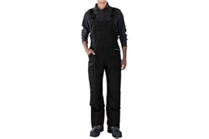 Mens Ski Pants Ski Bibs 2025 Insulated Snowboard Overalls Waterproof Outdoor SnowPants Adjustable One Piece Snowsuit