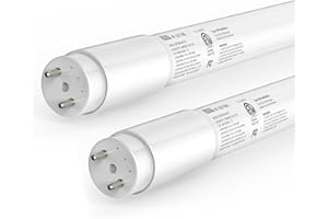 JESLED T8 LED Tube Lights 4FT, 14W 2450LM 5000K Daylight White, Single or Double End Powered, Plug and Play or Ballast Bypass