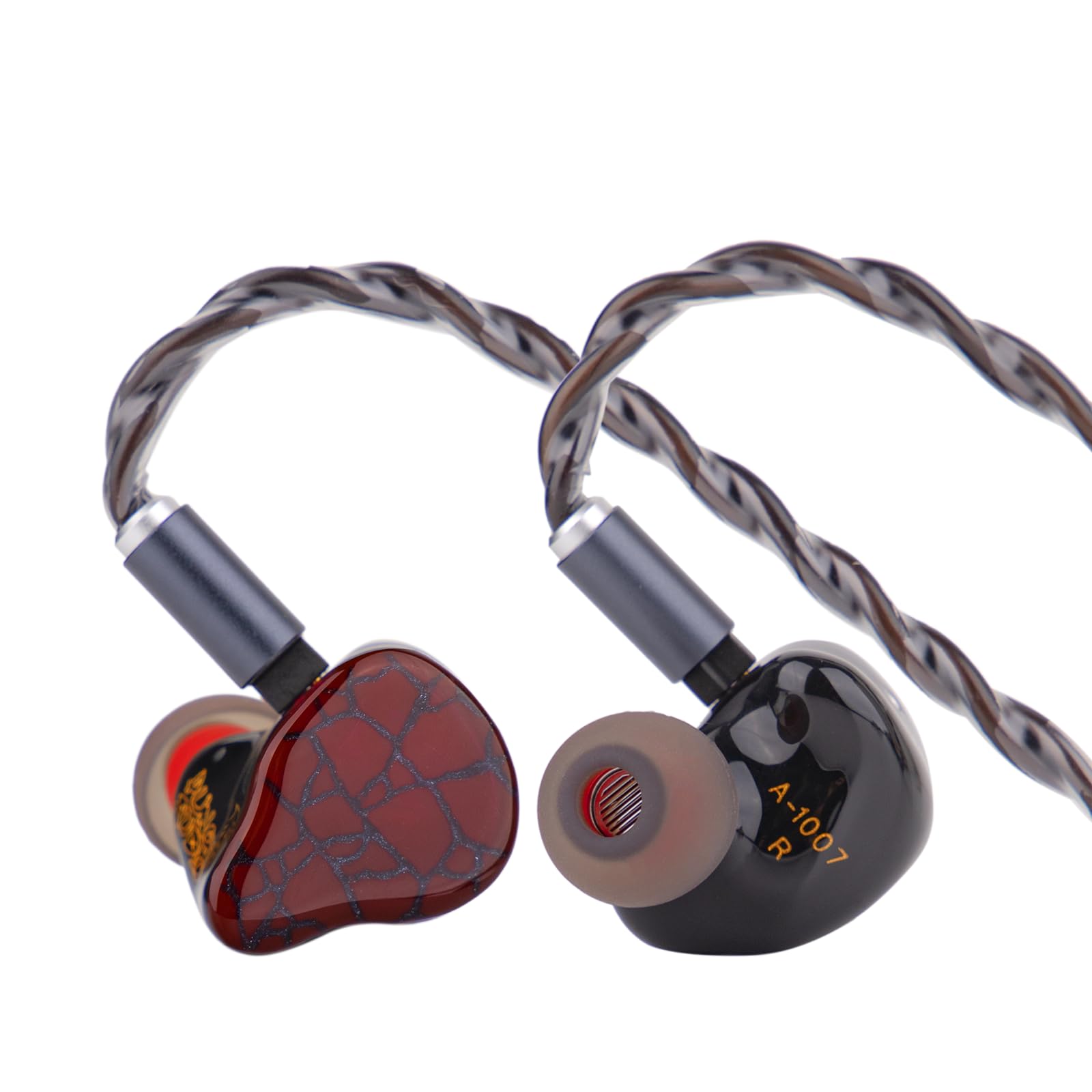 Photo 1 of Linsoul Punch Audio Martilo in Ear Monitor, 1 Planar + 2BA + 2DD Hybrid Driver Basshead IEM Earphones, HiFi Wired Earbuds, with Precision Detail for EDM Hip-Hop Monitoring