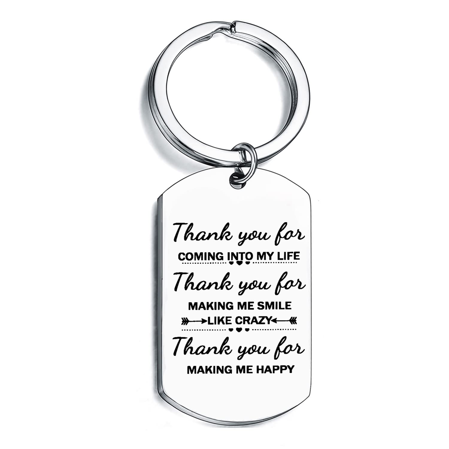 Nimteve Gifts for Men Women Inspirational Gifts Couples Keyring Husband Wife Gifts Key Ring Valentines Day Christmas For Him Her Boyfriend Girlfriend Gift