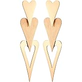 555Jewelry Stainless Steel Trio Heart Dangle Earrings for Women & Ladies
