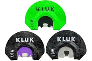 KLUK Custom Calls Death Sentence Series Mouth Calls 3-Pack, Ultimate Combination of KLUK’s Newest Turkey Mouth Calls, Purple TURKINATOR, GO 2 Ghost and Crying Karen