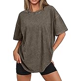 Trendy Queen Oversized Vintage T Shirts for Women Short Sleeve Y2k Grunge Graphic Summer Top 2026 Basic Cute Clothes