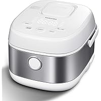 Toshiba Low Carb Digital Programmable Multi-functional Rice Cooker, Slow Cooker, Steamer & Warmer, 5.5 Cups Uncooked…
