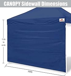 SCOCANOPY SideWall for 10x10 Canopy Frame, 3 Pack