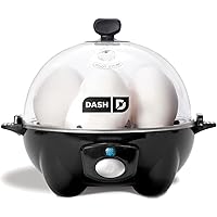 DASH Rapid Egg Cooker: 6 Egg Capacity Electric Egg Cooker for Hard Boiled Eggs, Poached Eggs, Scrambled Eggs, or Omelets with