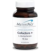 MethylPro Cofactors + L-Methylfolate 15 mg - Supports a Healthy Mindset - Vitamins B6, B12 & Magnesium - Active Folate for Methylation Support & Biochemical Reactions - 30 Servings - 30 Capsules