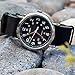 BARTON Leather NATO Style Watch Straps - Choose Color, Length & Width - Black 18mm Standard Band