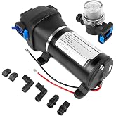 Flynsu 04325143A Water System Pump Replacement for Flojet 12V 4.5 GPM 40PSI Water Pump SFDP1-045-040-41