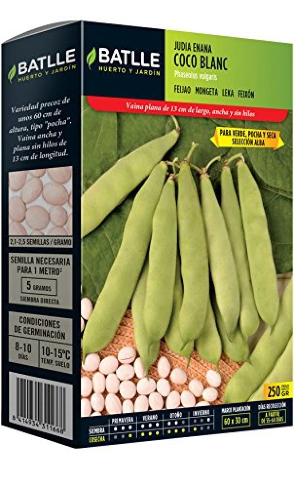 Battle Seeds - Dwarf Bean Alba 250g